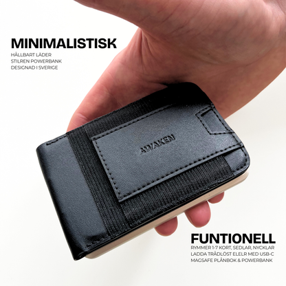 AWAKEN Plånbok med powerbank