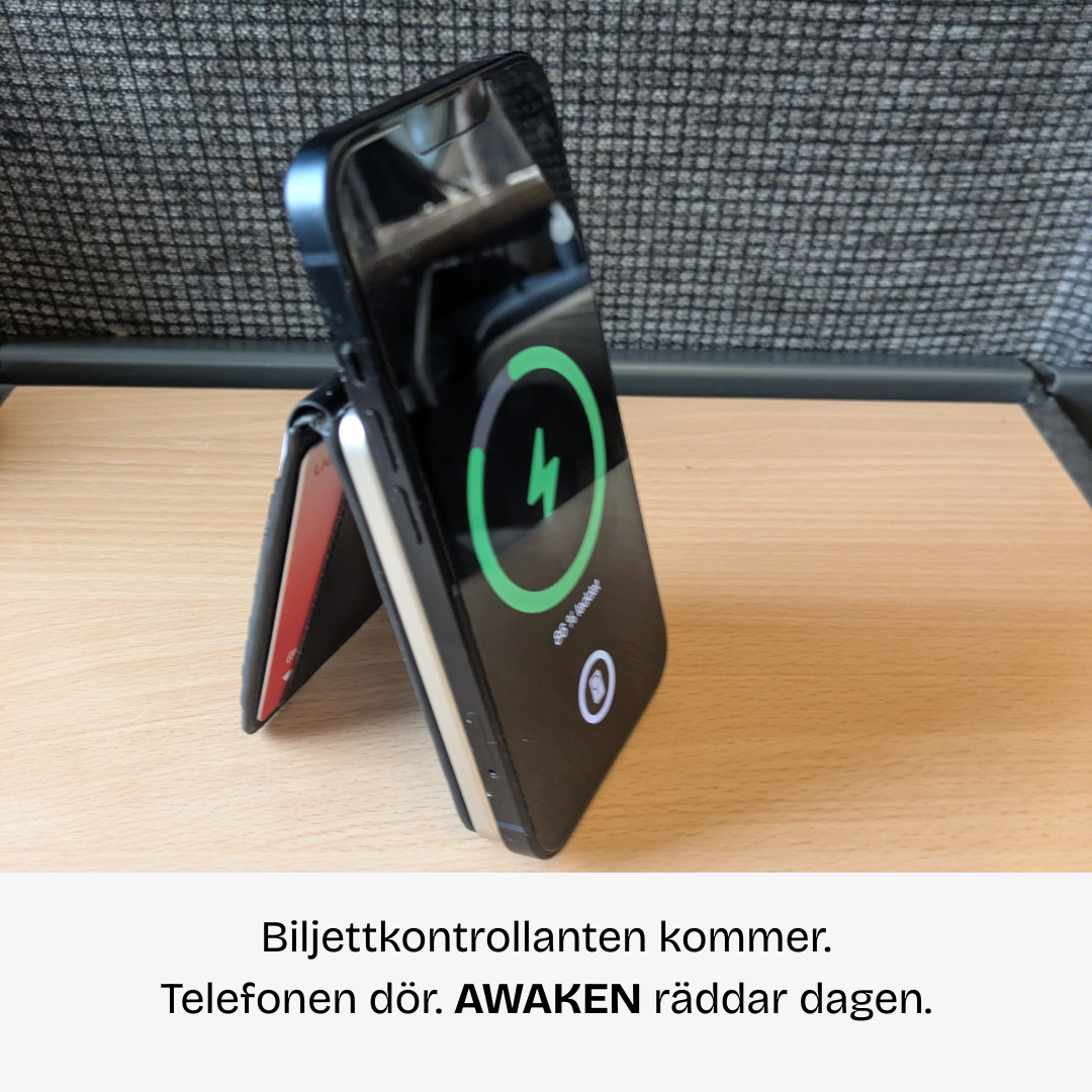 AWAKEN Plånbok med powerbank