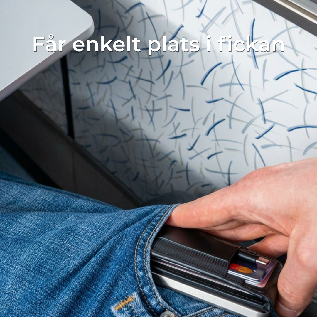 Plånbok med powerbank