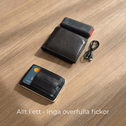 Plånbok med powerbank